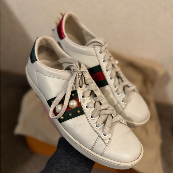 Gucci ace sneakers size 7 - Picture 5 of 6